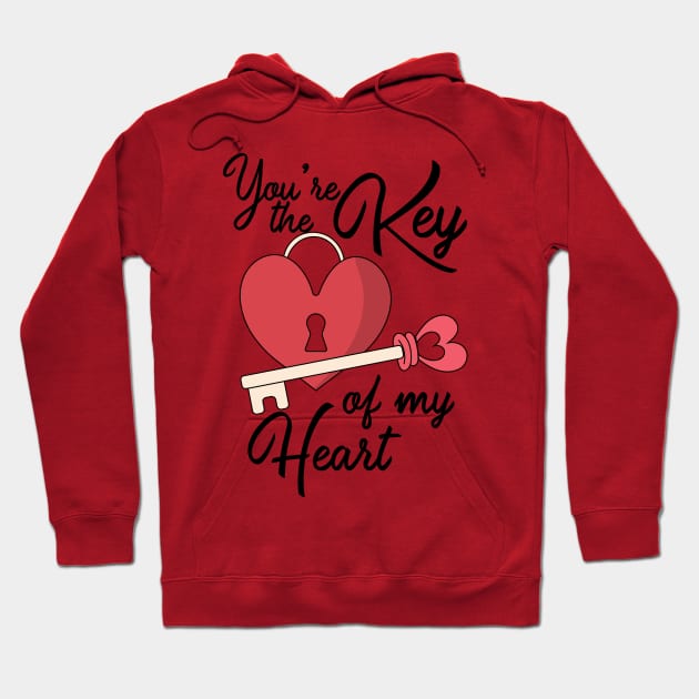 you're the key of my heart Hoodie by OnuM2018